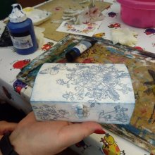 WARSZTATY DECOUPAGE- SZKATUŁKA NA DROBIAZGI
